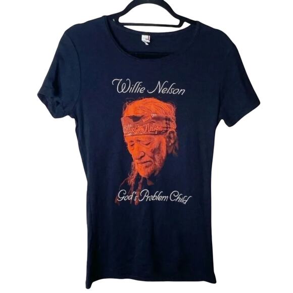 Willie Nelson God’s Problem Child, Size Large - Picture 3 of 5